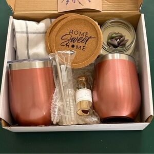 Rose Gold Tumbler Gift Set